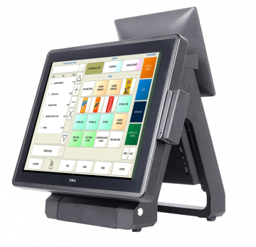 ORO POS running on a POS terminal